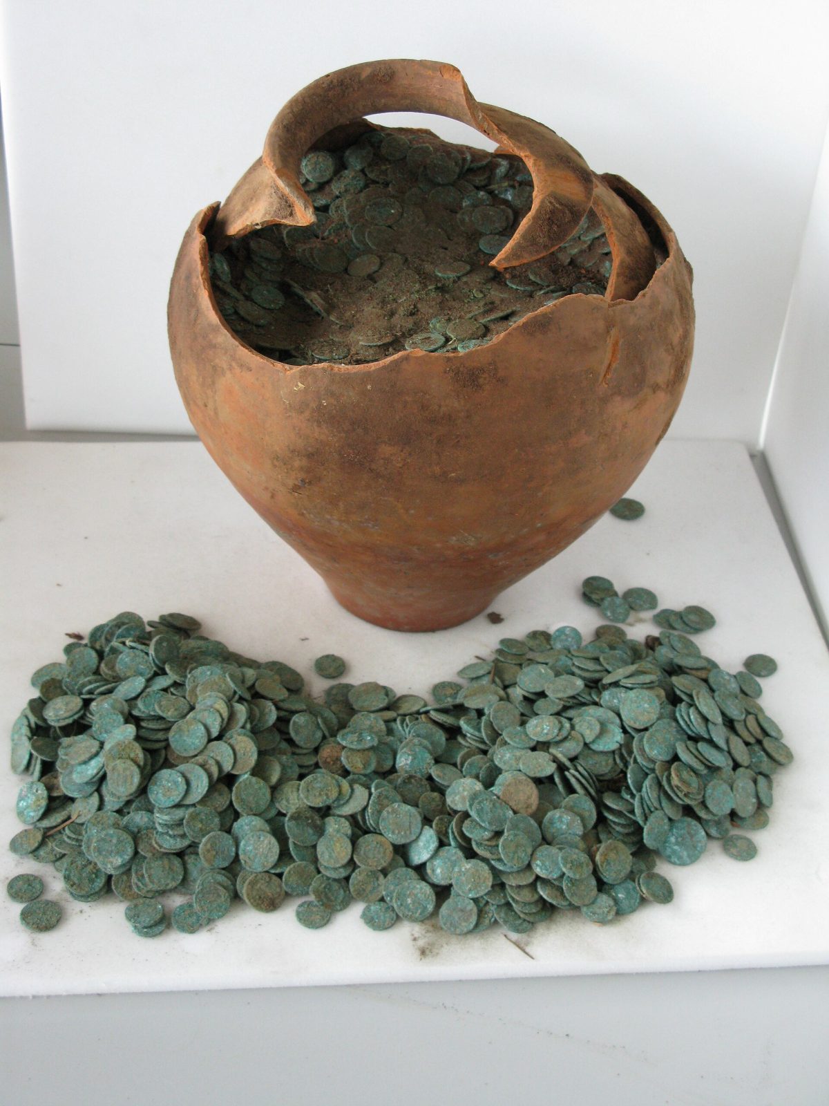Roman coins, England